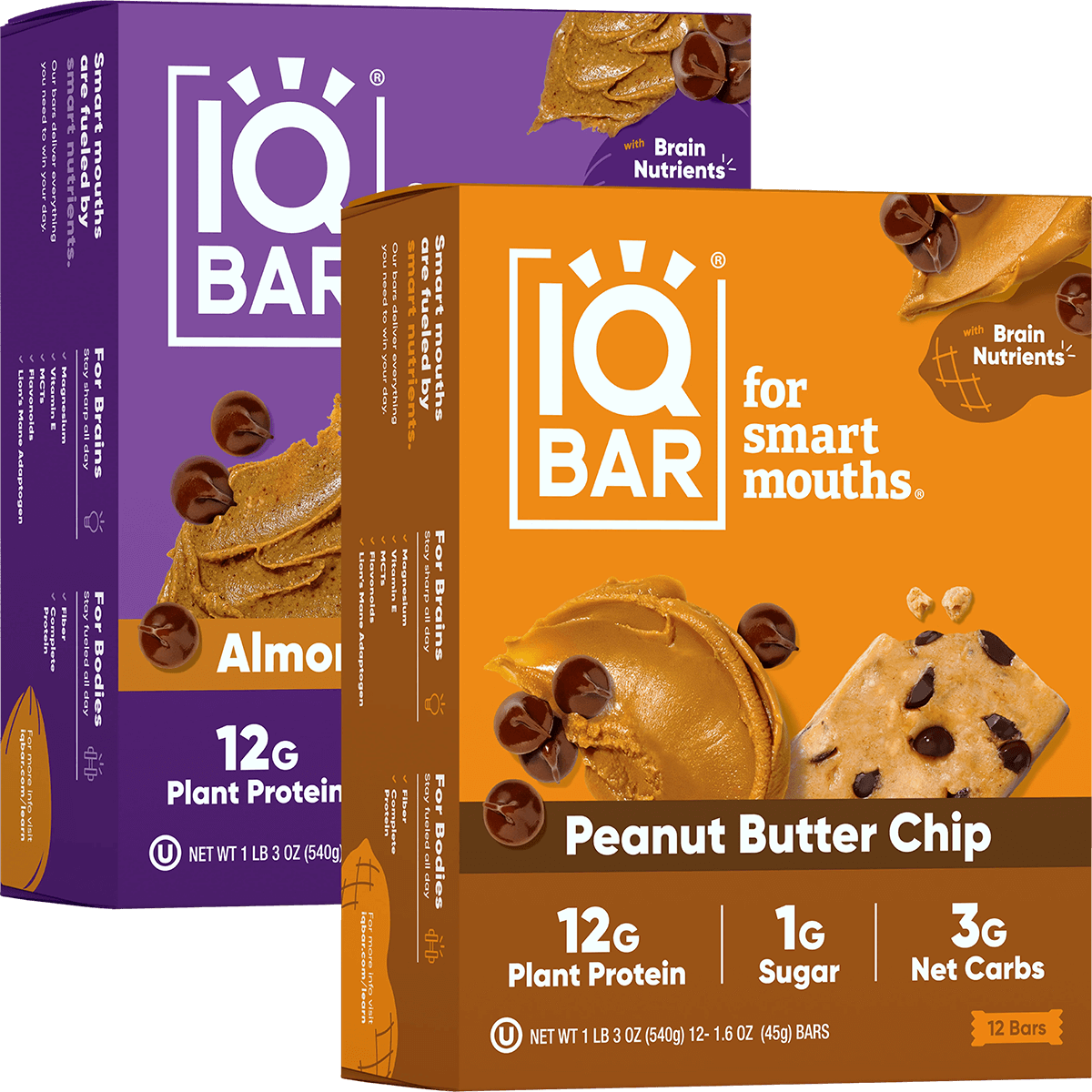 Almond Butter Chip & Peanut Butter Chip (24 Bars)