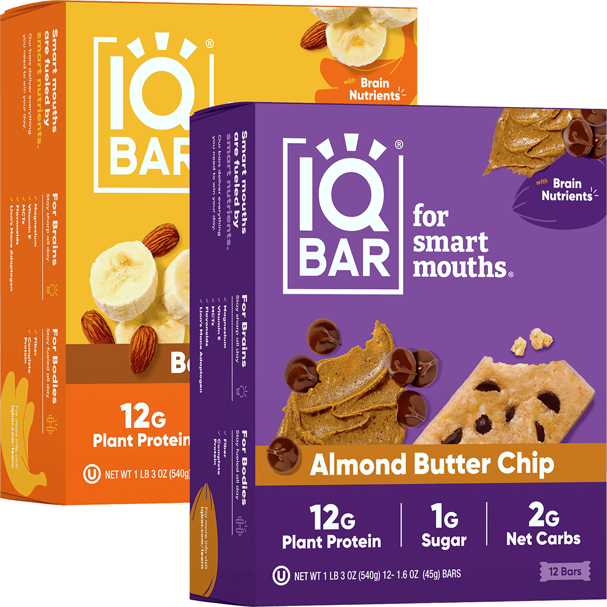 Almond Butter Chip & Banana Nut (24 Bars)