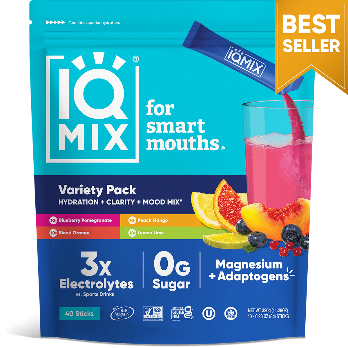 IQMIX Variety Pack (40 Sticks)