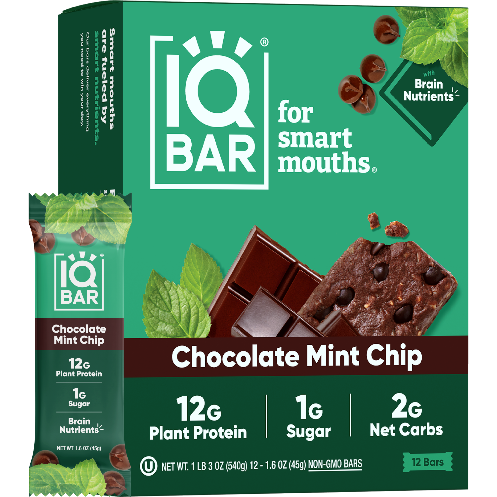 Chocolate Mint Chip (12 Bars)